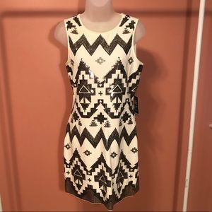 Express Sequin Sleeveless Dress Size Medium